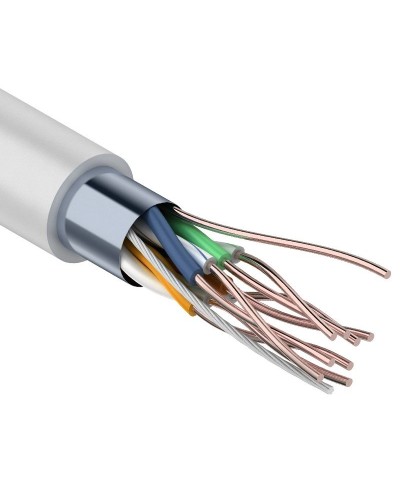 F/UTP Light, CAT 5, PVC, 4PR, 26AWG, INDOOR, SOLID, серый, 305м, PROconnect (01-0148). Кабель «витая пара» (LAN) для структурированных систем связи. PROCONNECT в Воронеже