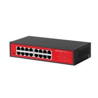 PND-16M. Коммутатор неуправляемый 16-портовый. Polyvision