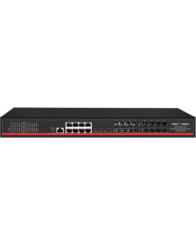 PND-M8G-18F. Коммутатор управляемый оптический 26 портовый. Polyvision в Воронеже
