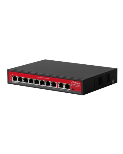 PND-08P-2M-BT1 (120W). Коммутатор AI 10-портовый с функцией PoE. Polyvision в Воронеже