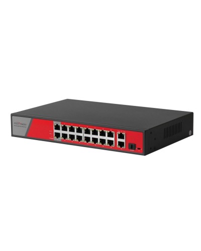 PND-16P-2G1F-BT2 (300W). Коммутатор гибридный 16+2+1 с PoE. Polyvision в Воронеже