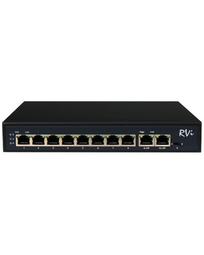 RVi-1NS08F-2T (1G). Коммутатор с питанием по PoE. RVi в Воронеже