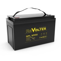 Revolter GPL 12100. Аккумулятор автомобильный герметичный свинцово-кислотный. Revolter