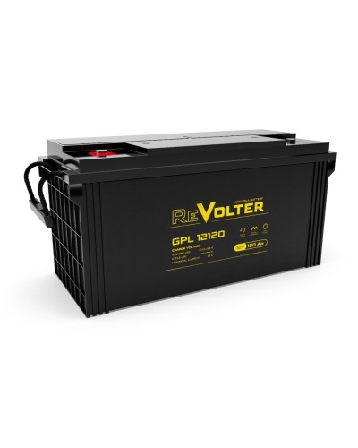 Revolter GPL 12120. Аккумулятор автомобильный герметичный свинцово-кислотный. Revolter в Воронеже