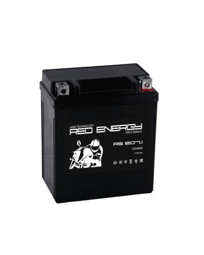 Red Energy RS 1207.1. Аккумулятор герметичный свинцово-кислотный стартерный. Red Energy в Воронеже