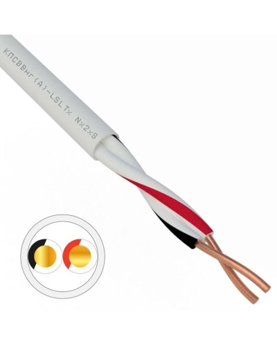 КПСВВнг(А)-LSLTx 1х2х1,5 REXANT (01-4873). Кабель для систем передачи данных пониженной пожароопасности c низким дымо- и газовыделением, с низкой токсичностью продуктов горения. Rexant в Воронеже