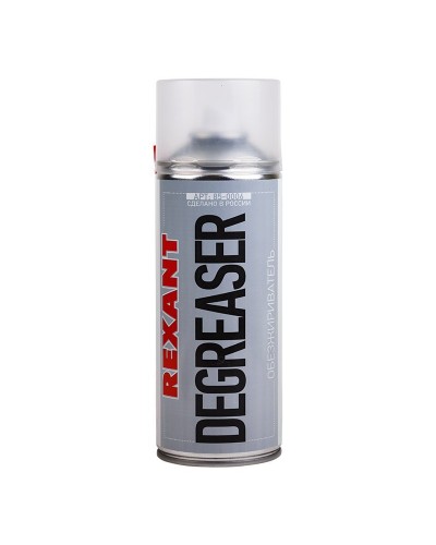 Очиститель обезжириватель DEGREASER, REXANT, 400 мл, аэрозоль (85-0006): Баллон с очистителем в Воронеже