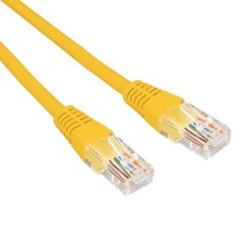 Патч-корд U/UTP CAT 6, RJ45-RJ45, 26AWG, LSZH, желтый, 1.5м REXANT (02-0295-105). Патч-корд UTP. Rexant
