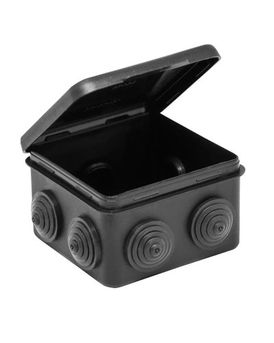 Коробка TYCO ОП 80х80х50мм откидная крышка УХЛ1 IP54 черный (67040МЧ). Коробка распределительная. RuVinil в Воронеже