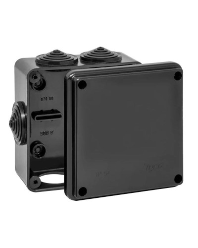 Коробка TYCO ОП 100х100х50мм УХЛ1 IP54 черный (67050Ч). Коробка распределительная. RuVinil в Воронеже