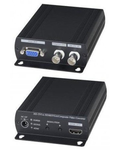 AD001HD4. Преобразователь-разветвитель AHD/HDCVI/HDTVI в HDMI/VGA/CVBS. SC&T в Воронеже