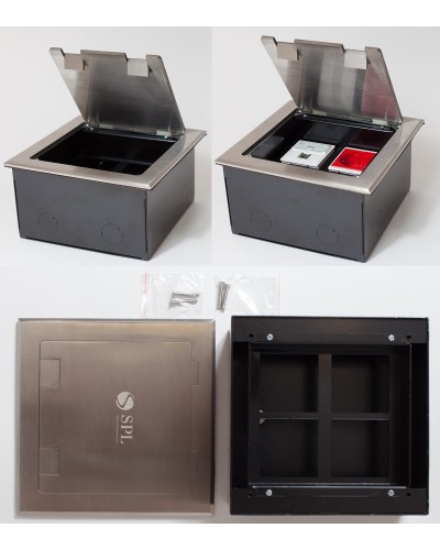Люк на 4 поста (45х45), из нержавеющей стали, с коробкой, IP40 (300014). Люк. SPL в Воронеже