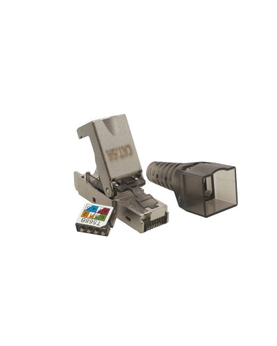 Коннектор 8P8C STP 6A (RJ-45) безынструментальный (10-0240). Разъем RJ-45. SUPRLAN в Воронеже