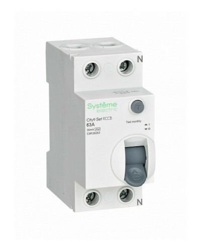 City9 Set 63А 2P 30мА AC 230В (C9R36263). Выключатель дифференциального тока. Systeme Electric в Воронеже