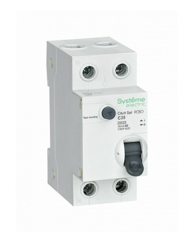 City9 Set 1P+N С 25А 4.5kA 30мА A 230В (C9D55625). Автоматический выключатель дифференциального тока. Systeme Electric в Воронеже