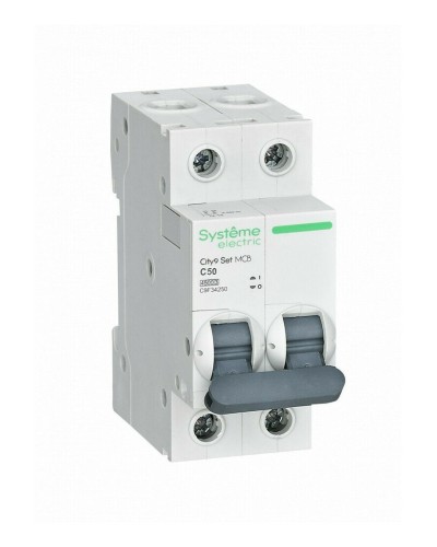 City9 Set 2P 50А 4.5kA С (C9F34250). Автоматический выключатель. Systeme Electric в Воронеже