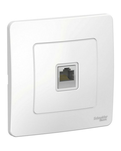 BLANCA розетка RJ45 1-местная, кат. 5Е, скрытой установки, белый (BLNIS045001). Розетка компьютерная. Systeme Electric в Воронеже