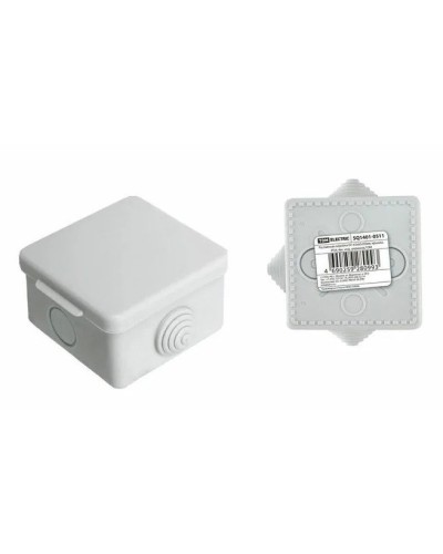 Коробка ОП 65х65х50мм, крышка,  IP54, 4вх. (SQ1401-0111). Распаячная коробка. TDM ЕLECTRIC в Воронеже
