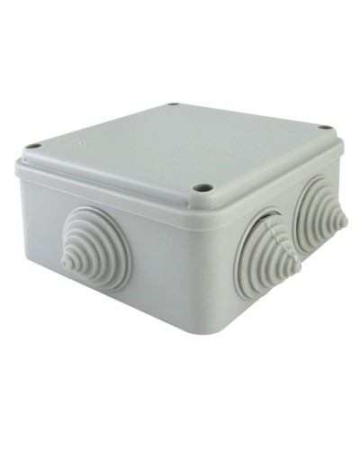 Коробка ОП 100х100х50мм, крышка на винтах, IP55, 6 вх. (SQ1401-1234). Распаячная коробка. TDM ЕLECTRIC в Воронеже