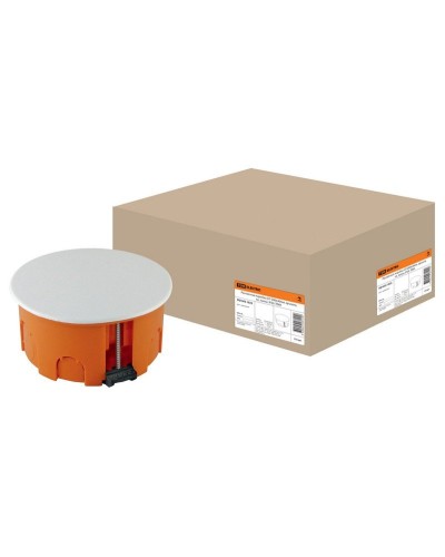 Распаячная коробка СП D80х40мм, крышка, пл. лапки, IP20, TDM (SQ1403-1025). Распаячная коробка СП. TDM ЕLECTRIC в Воронеже