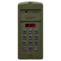 БВД-316F. Вызывная панель аудиодомофона. VIZIT