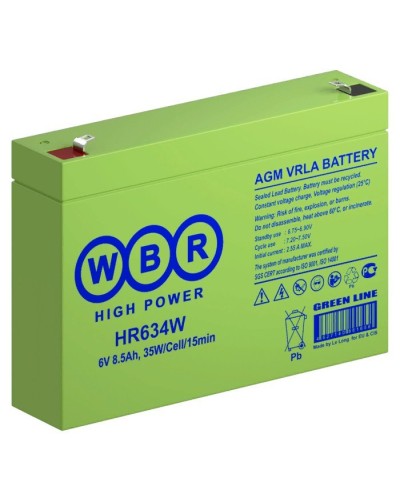 WBR HR634W. Аккумулятор герметичный свинцово-кислотный. WBR в Воронеже