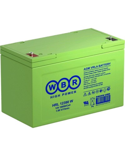 WBR HRL12390W. Аккумулятор герметичный свинцово-кислотный. WBR в Воронеже