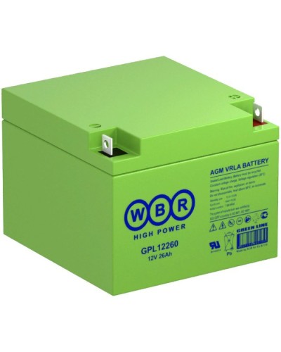 WBR GPL12260. Аккумулятор герметичный свинцово-кислотный. WBR в Воронеже