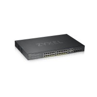 GS192024HPV2-EU0101F. Гибридный Smart коммутатор PoE+. ZYXEL