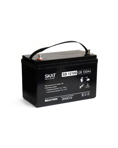 SKAT SB 12100 (2542). Аккумулятор герметичный свинцово-кислотный. Бастион в Воронеже
