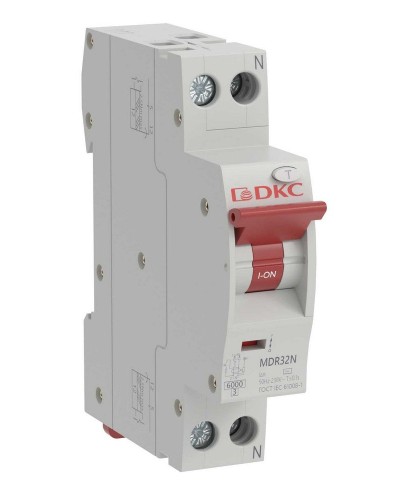 YON max MDR, 1P+N, 10mA, 10A, 6kA, А (MDR32N-1N1C10-A). Компактный автоматический выключатель дифференциального тока. ДКС в Воронеже