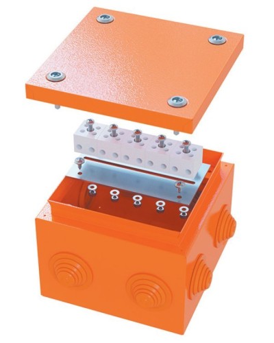 Коробка FS 150х150х80 4P (FSB31404). Коробка ответвительная огнестойкая стальная. ДКС в Воронеже