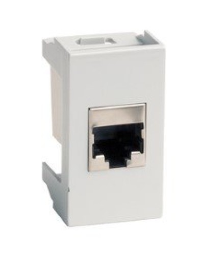 Розетка RJ-45 Viva 1 модуль серая (45138): Розетка компьютерная с одним разъёмом в Воронеже