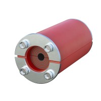 Проходка круглая, нержавеющая, D125х70 мм для кабелей D67-99 мм (DXF3118): Проходка круглая, нержавеющая