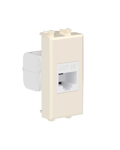 Розетка RJ-45, кат.5E, Avanti, 1 модуль, ванильная дымка (4405661): Розетка компьютерная модульная в Воронеже