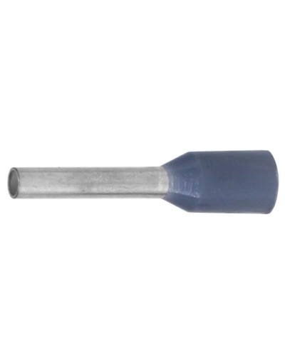 Наконечник-гильза НШВИ 0.75-12, серый (100 шт) (IF0.75-12GR). Наконечник-гильза с изолированным фланцем. ДКС в Воронеже