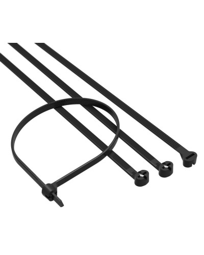 Хомут 7,6x370 P6.6, черный (100шт) (21327SR): Хомут с двойным замком в Воронеже
