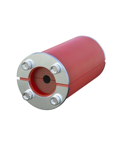 Проходка круглая, нержавеющая, D188х70 мм для кабелей D80-140 мм (DXF3110): Проходка круглая, нержавеющая в Воронеже