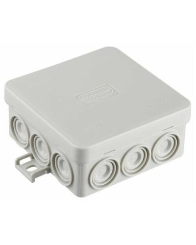 Коробка JBL085 85х85х38, 12 вых., 4P (0,15...6мм²) серая (43755HF-GR). Коробка монтажная, огнестойкая, без галогена. Экопласт в Воронеже