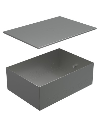 Коробка металлическая с крышкой для заливки в пол BOX/6-8 (70161): Коробка металлическая с крышкой для заливки в пол 249,6х167,6х75мм, для люков 70062, 70082 в Воронеже