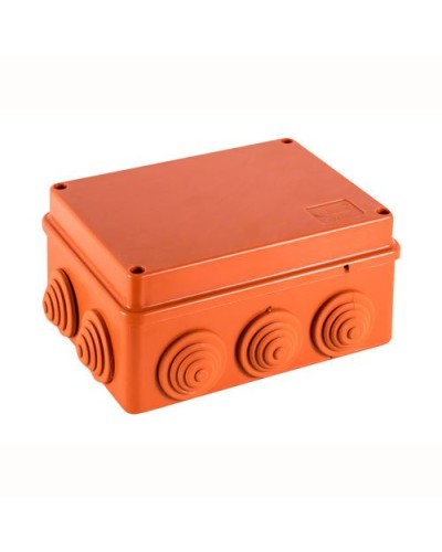Коробка JBS150 150х110х70, 10 вых., 10P (0,15...2,5мм²) (43089HF). Коробка монтажная, огнестойкая, без галогена. Экопласт в Воронеже