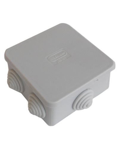 Коробка JBS080 85х85х40, 6 вых, IP44, серая (44006). Коробка монтажная. Экопласт в Воронеже