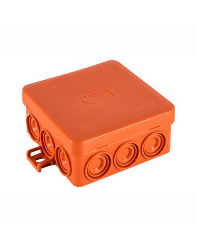 Коробка JBL085 85х85х38, 12 вых., 9P (0,15...2,5мм²) (43265HF). Коробка монтажная, огнестойкая, без галогена. Экопласт в Воронеже