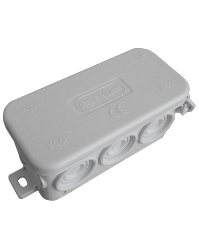 Коробка JBL090 90х42х40, 10 вых., IP55, серая (44055). Коробка монтажная. Экопласт в Воронеже