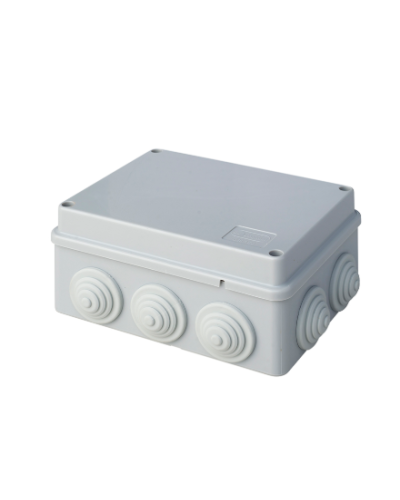 Коробка JBS150 150х110х70, 10 вых., IP55, серая (44009). Коробка монтажная. Экопласт в Воронеже
