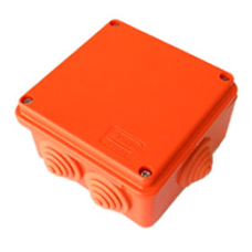 Коробка JBS100 100х100х55, 6P, (0,15-10мм²) 42367HF: Коробка монтажная, огнестойкая, без галогена