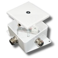 КМ-О (2к*6,0)-IP66-100х100, три ввода: Коробка монтажная огнестойкая