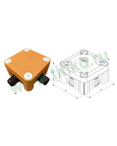 КМ-О-1010(П)(8к)-IP66(П6-12): Коробка монтажная огнестойкая в Воронеже