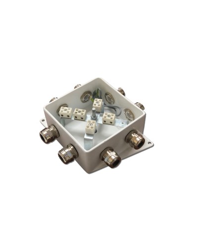 КМ-О (10к)-IP66-120х120, шесть вводов: Коробка монтажная огнестойкая в Воронеже