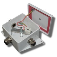 КМ-О (2к*6,0)-IP66-120х120, четыре ввода: Коробка монтажная огнестойкая